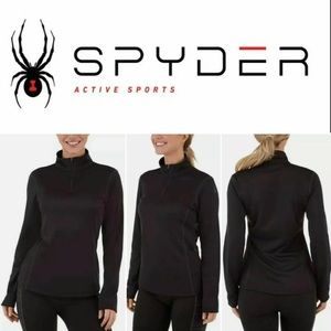 Spyder Women's Baselayer 1/4 Zip Top High Performance Comfort